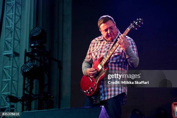 Guitarist Tim Sult of Clutch performs at The Greek Theater on August 18, 2017 in Berkeley, California.