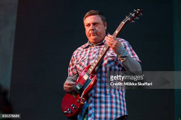 Guitarist Tim Sult of Clutch performs at The Greek Theater on August 18, 2017 in Berkeley, California.