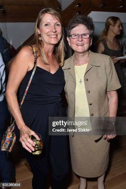 Guest and Sister Tesa Fitzgerald attend ARTrageous Gala + Art Auction benefitting Hour Children at a Private Residence on August 18, 2017 in...