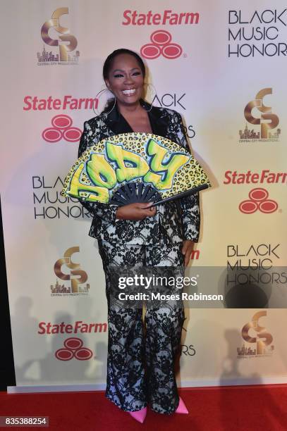 Singer Jody Watley arrives at the 2017 Black Music Honors at Tennessee Performing Arts Center on August 18, 2017 in Nashville, Tennessee.