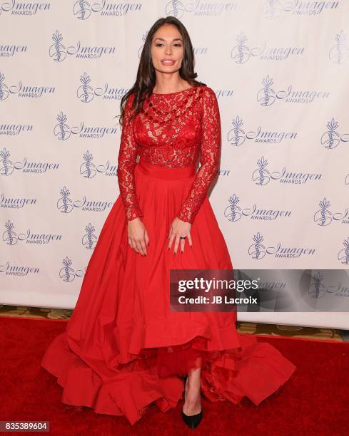 Christiana Leucas attends the 32nd annual Imagen Awards on August 18, 2017 in Los Angeles, California.