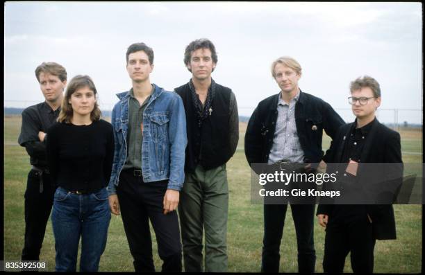 The Triffids, David McComb, Robert McComb, Jill Birt, Graham Lee, Martyn Casey, Alsy MacDonald, Pukkelpop Festival, Hechtel, Belgium, .