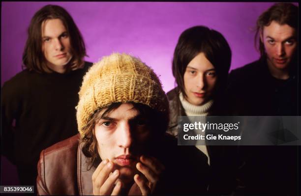 The Verve, Richard Ashcroft, Nick McCabe, Peter Salisbury, Simon Jones, Vaartkapoen , Brussels, Belgium, .