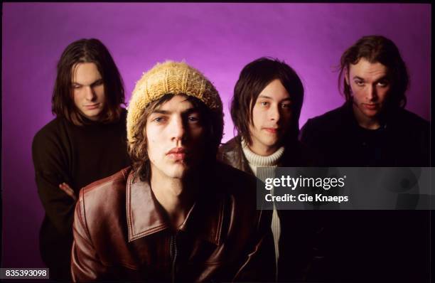 The Verve, Richard Ashcroft, Nick McCabe, Peter Salisbury, Simon Jones, Vaartkapoen , Brussels, Belgium, .