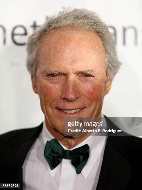 Director Clint Eastwood arrives at the Thalians' 53rd Annual Ball held at the Beverly Hilton Holtel on November 2, 2008 in Los Angeles, California.