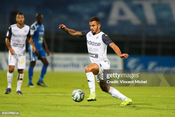 Sacha Clemence of Tours during the Ligue 2 match between Niort and Tours on August 18, 2017 in Niort, .