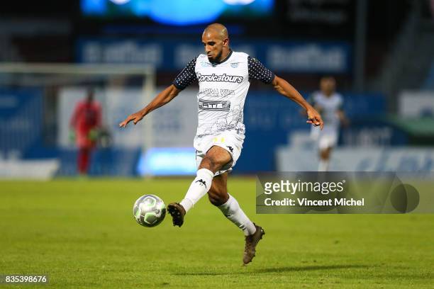 Hamer Bouazza of Tours during the Ligue 2 match between Niort and Tours on August 18, 2017 in Niort, .