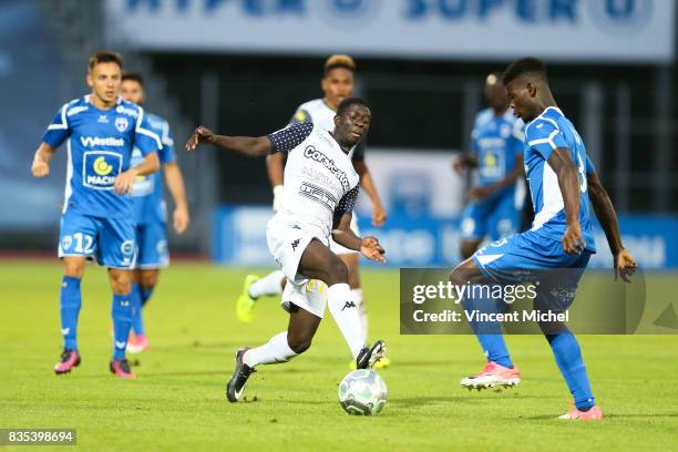 Ibrahim Cisse of Tours during the Ligue 2 match between Niort and Tours on August 18, 2017 in Niort, .