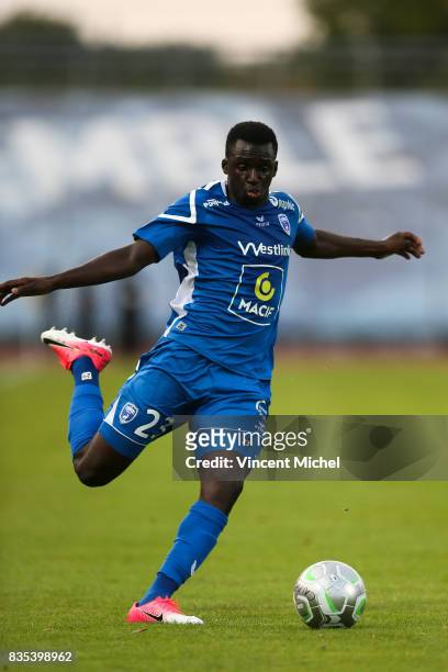 Julien Dacosta of Niort during the Ligue 2 match between Niort and Tours on August 18, 2017 in Niort, .