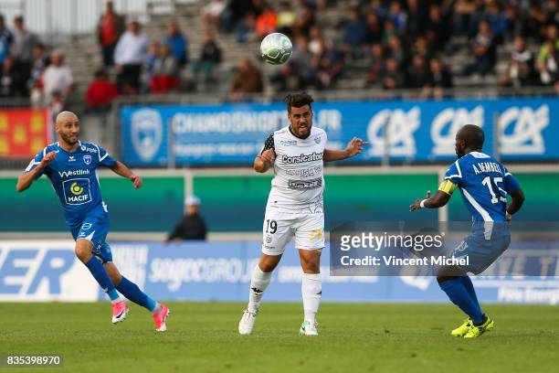 Bryan Bergougnoux of Tours during the Ligue 2 match between Niort and Tours on August 18, 2017 in Niort, .
