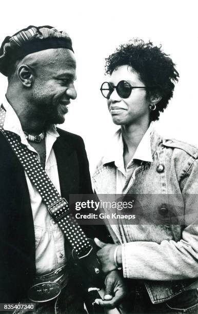 Womack and Womack, Cecil and Linda Womack, Marktrock Leuven Festival, Leuven, Belgium, .