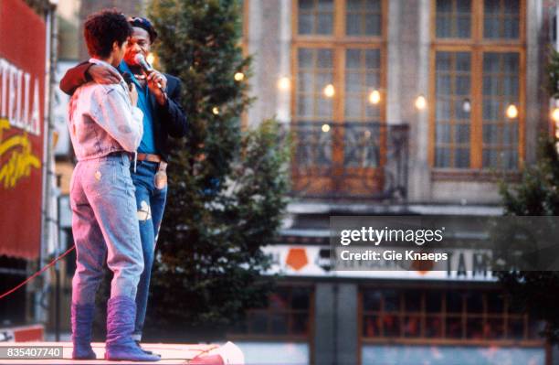 Womack and Womack, Cecil and Linda Womack, Marktrock Leuven Festival, Leuven, Belgium, .