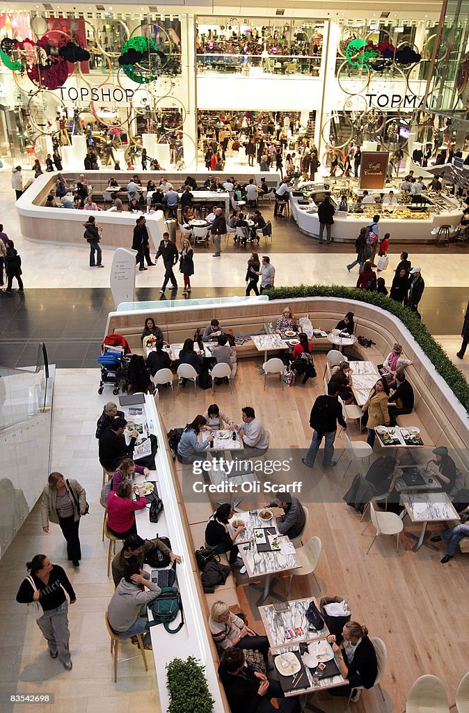 Shoppers Visit Newly Opened Westfield Shopping Centre in London