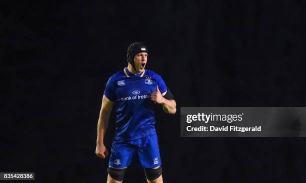 Dublin , Ireland - 18 August 2017; Ian Nagle of Leinster during the Bank of Ireland Pre-season Friendly match between Leinster and Gloucester at St...