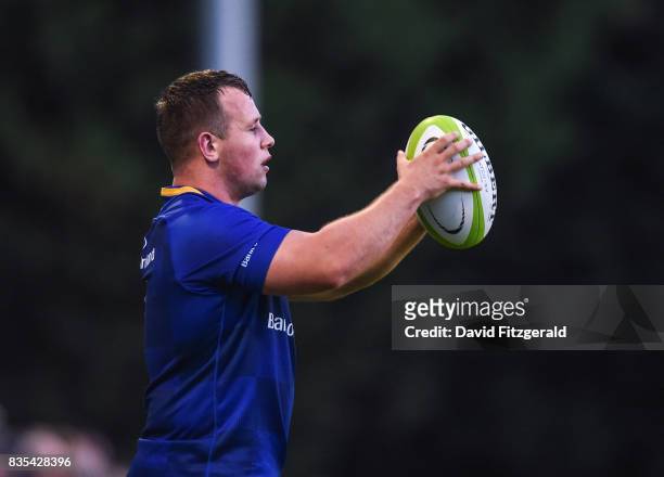 Dublin , Ireland - 18 August 2017; Bryan Byrne of Leinster during the Bank of Ireland Pre-season Friendly match between Leinster and Gloucester at St...