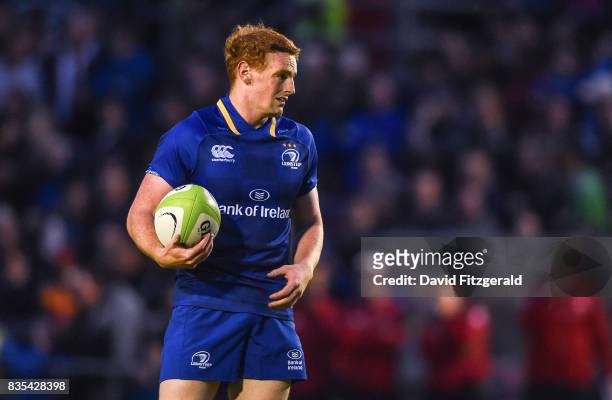 Dublin , Ireland - 18 August 2017; Cathal Marsh of Leinster during the Bank of Ireland Pre-season Friendly match between Leinster and Gloucester at...
