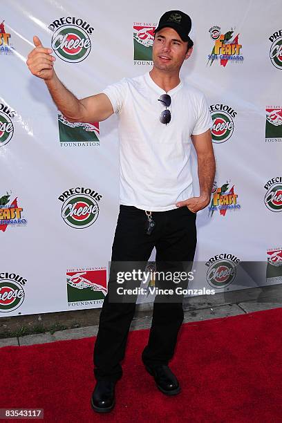 Matthew Borlenghi arrives at the "Prima Notte 2008" Gala during the 7th Annual Precious Cheese Italian Feast of San Gennaro, Los Angeles on September...