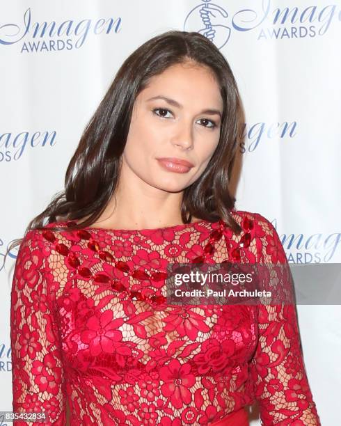 Actress Christiana Leucas attends the 32nd Annual Imagen Awards at the Beverly Wilshire Four Seasons Hotel on August 18, 2017 in Beverly Hills,...