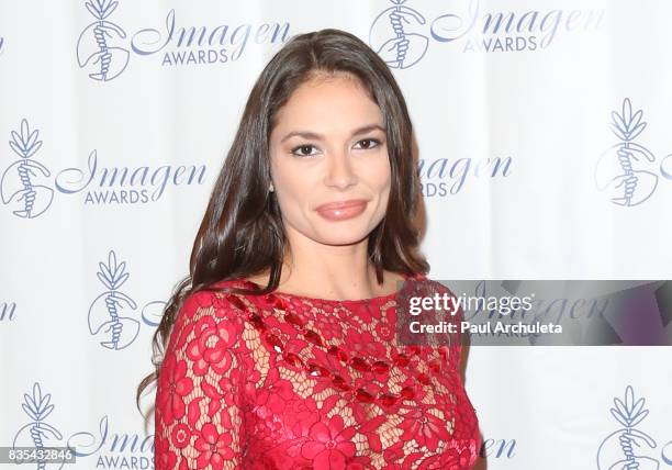 Actress Christiana Leucas attends the 32nd Annual Imagen Awards at the Beverly Wilshire Four Seasons Hotel on August 18, 2017 in Beverly Hills,...