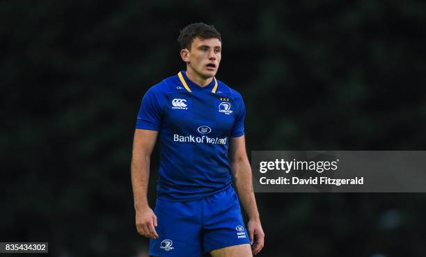 Dublin , Ireland - 18 August 2017; Hugo Keenan of Leinster during the Bank of Ireland Pre-season Friendly match between Leinster and Gloucester at St...