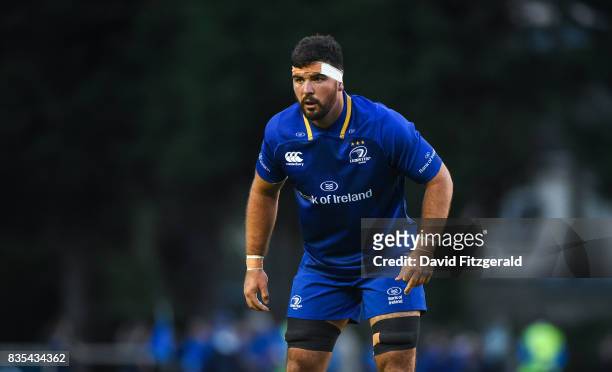 Dublin , Ireland - 18 August 2017; Mick Kearney of Leinster during the Bank of Ireland Pre-season Friendly match between Leinster and Gloucester at...