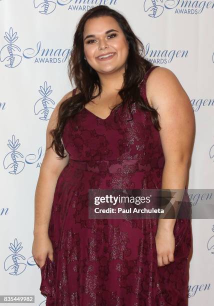 Actress Jenicka Lopez attends the 32nd Annual Imagen Awards at the Beverly Wilshire Four Seasons Hotel on August 18, 2017 in Beverly Hills,...