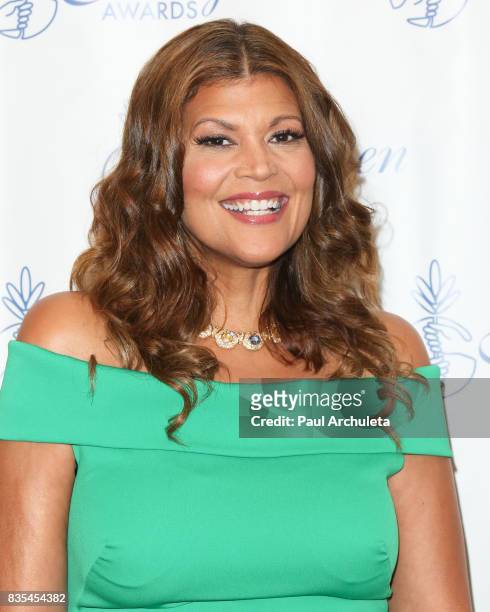 Actress Aida Rodriguez attends the 32nd Annual Imagen Awards at the Beverly Wilshire Four Seasons Hotel on August 18, 2017 in Beverly Hills,...