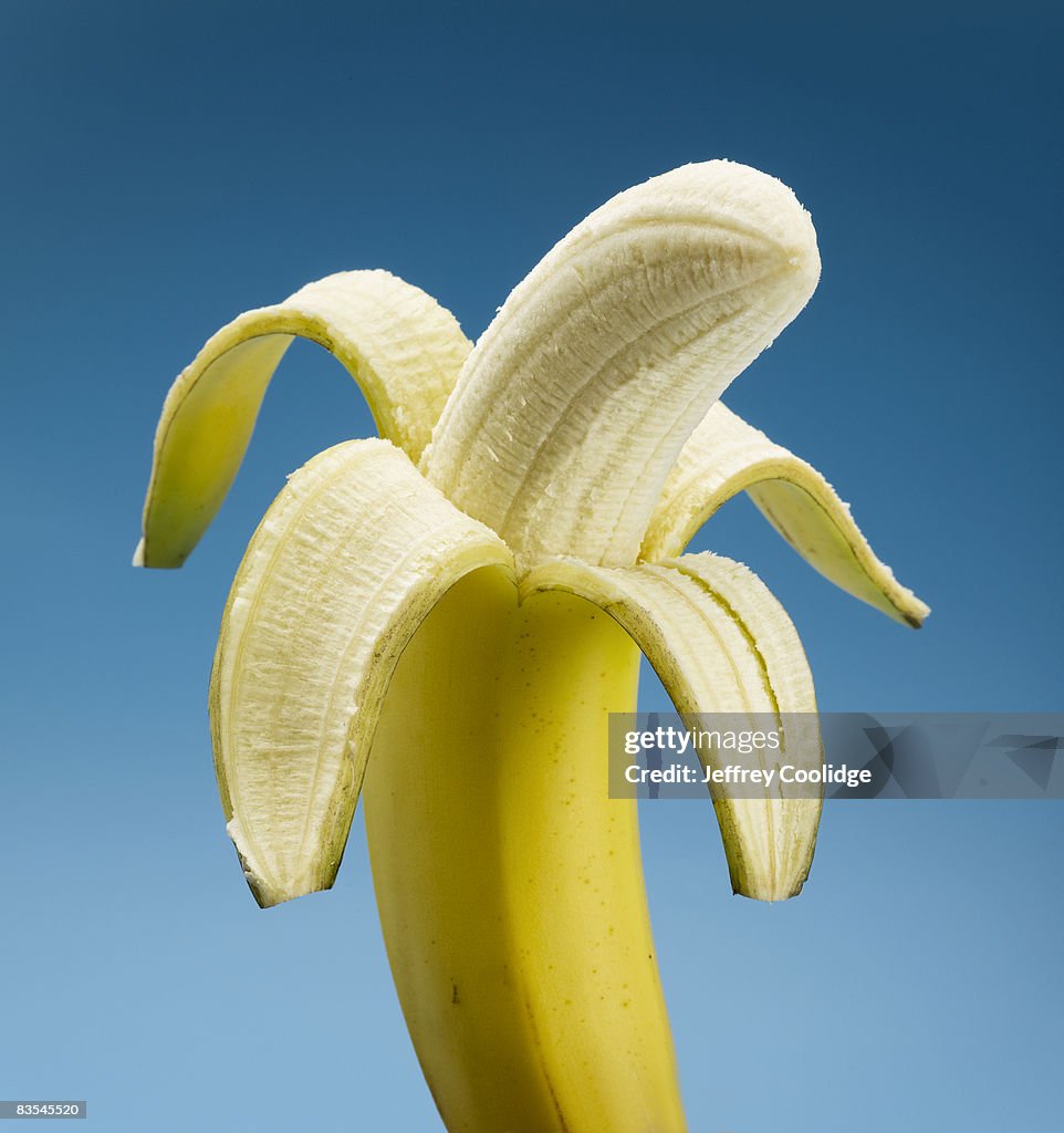 Peeled banana 