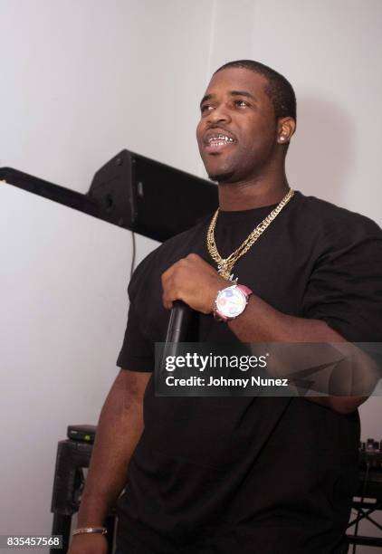 Ferg performs at the A$AP Ferg And Clothing Brand Uniform Launch Pop-Up Shop on August 18, 2017 in New York City.