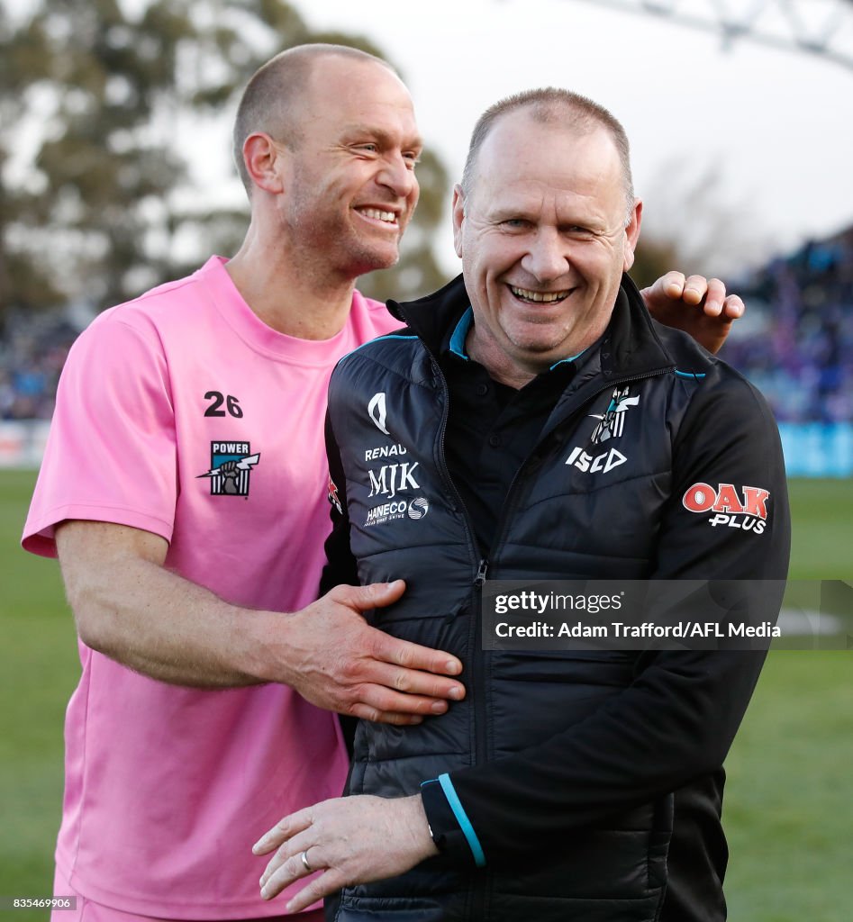 AFL Rd 22 - Western Bulldogs v Port Adelaide