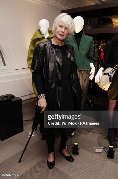 Designer Betty Jackson at the launch of the Designers at Debenhams fashion and home collections fo Autumn / Winter 09, at 33 Wigmore Street in...
