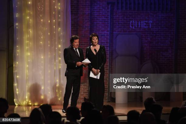 Joaquim de Almeida and Ivonne Coll attend 32nd Annual Imagen Awards - Inside at the Beverly Wilshire Four Seasons Hotel on August 18, 2017 in Beverly...