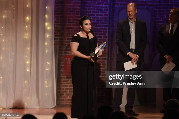 Gloria Calderon Kellett attends 32nd Annual Imagen Awards - Inside at the Beverly Wilshire Four Seasons Hotel on August 18, 2017 in Beverly Hills,...