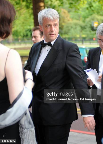 Shadow Secretary of State for Health Andrew Lansley MP arrives for the CBI Annual Dinner in London's Park Lane this evening.