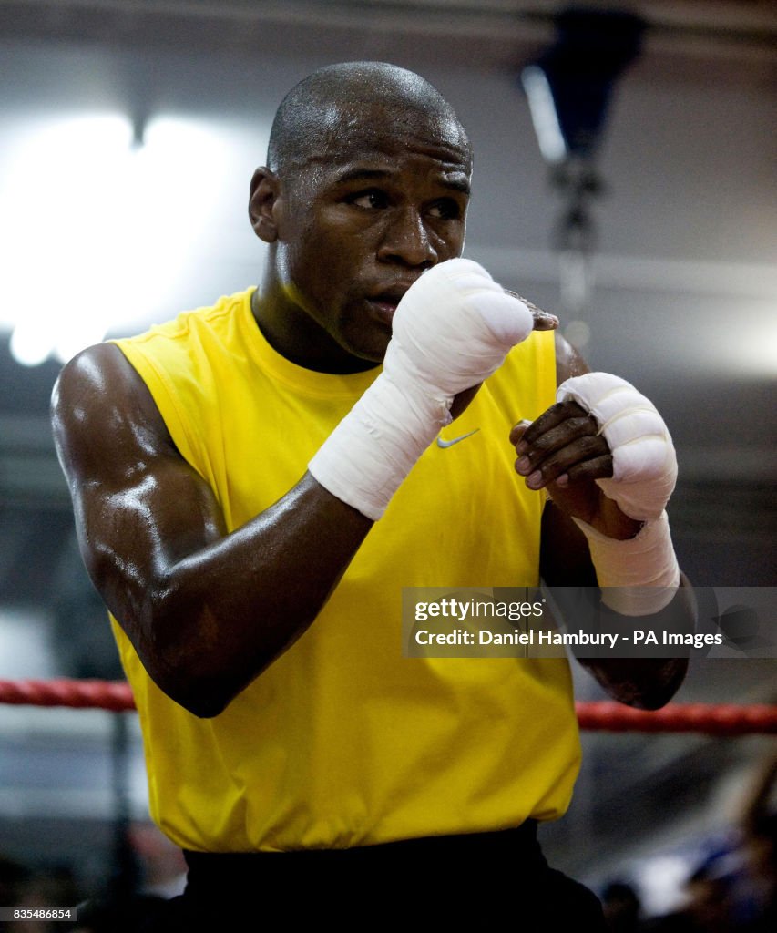 Boxing - Floyd Mayweather Work Out - Peacock Gym