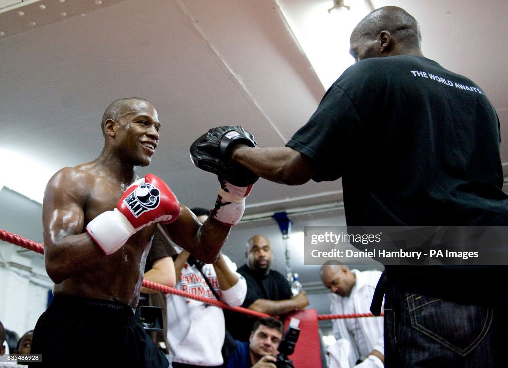 Boxing - Floyd Mayweather Work Out - Peacock Gym