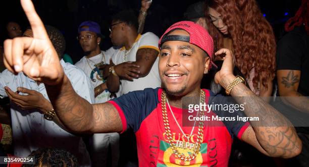 Rapper Mike 'ZanMan Trippin' Francis attends Gold Room Fridays hosts by Rick Ross at Gold Room on August 18, 2017 in Atlanta, Georgia.