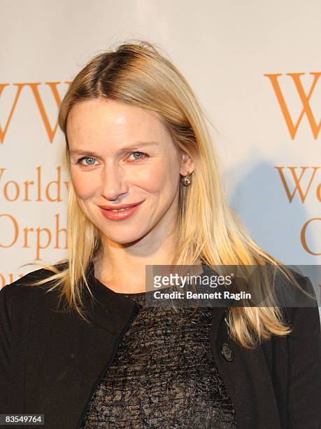 Actress Naomi Watts attends the 4th Annual Worldwide Orphans Foundation benefit gala at Cipriani Wall Street on November 3, 2008 in New York City.