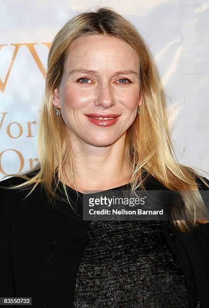 Actress Naomi Watts attends the 4th Annual Worldwide Orphans Foundation benefit gala at Cipriani Wall Street on November 3, 2008 in New York City.