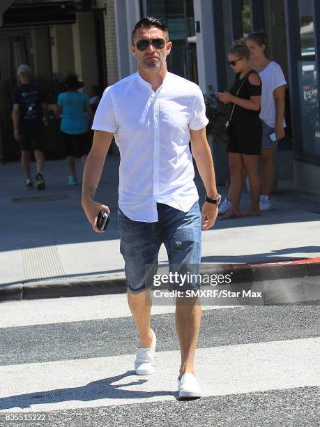 Robbie Keane is seen on August 18, 2017 in Los Angeles, California