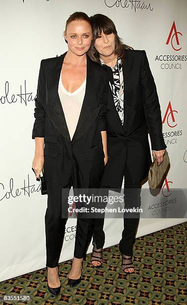 Designer Stella McCartney and singer Chrissie Hynde attend the 12th Annual ACE Awards where the Accessories Council honors fashion influencers at...