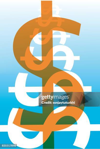 dollar , - cloud transformation stock illustrations
