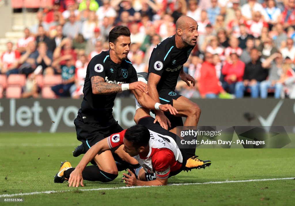 Southampton v West Ham United - Premier League - St Marys