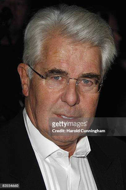 Max Clifford attends the Pink Ice Ball for Cancer Research UK on October 5, 2007 in London, England.