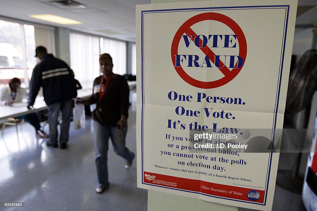 Americans Go To The Polls To Elect The Next U.S. President