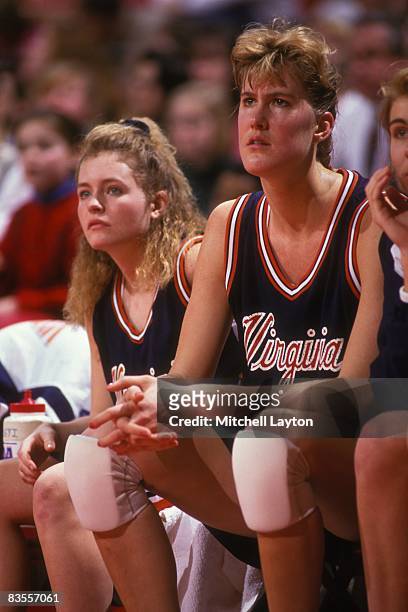 Heather Burge of the Virginia Cavaliers during a womens college basketball game against the Maryland Terrapins at Cole Field House on January 1, 1993...