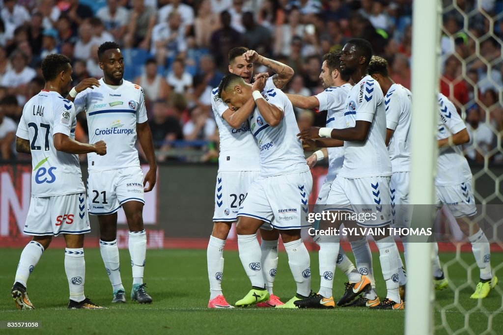 FBL-FRA-LIGUE1-MONTPELLIER-STRASBOURG