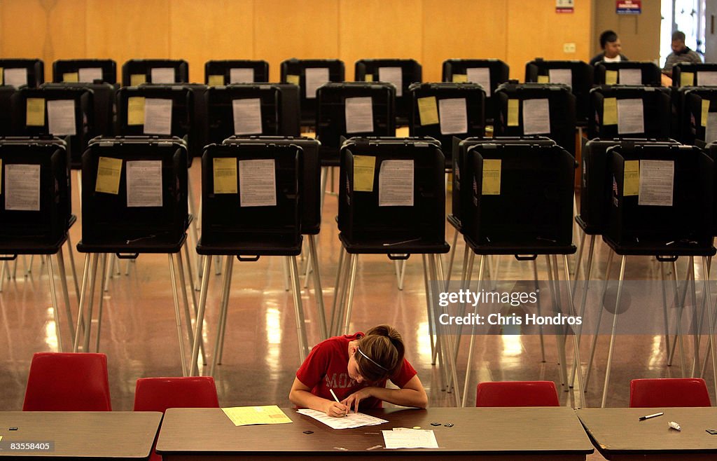 Americans Go To The Polls To Elect The Next U.S. President