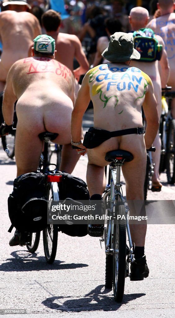 Naked bike ride