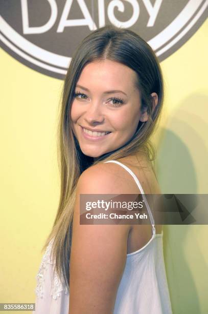 Taylor Dye of Maddie & Tae visit Macy's at Macy's Herald Square on August 19, 2017 in New York City.